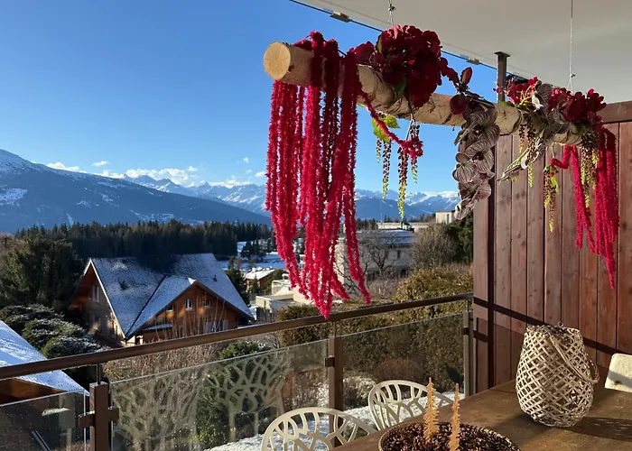 Window On Crans Montana, Appartement Avec Vue Sur Les Alpes